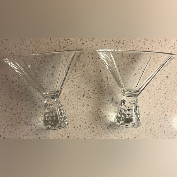 Nachtmann Punk Cocktail Coupe - Set of 2 - Crystal Martini Glasses - Picture 1 of 7